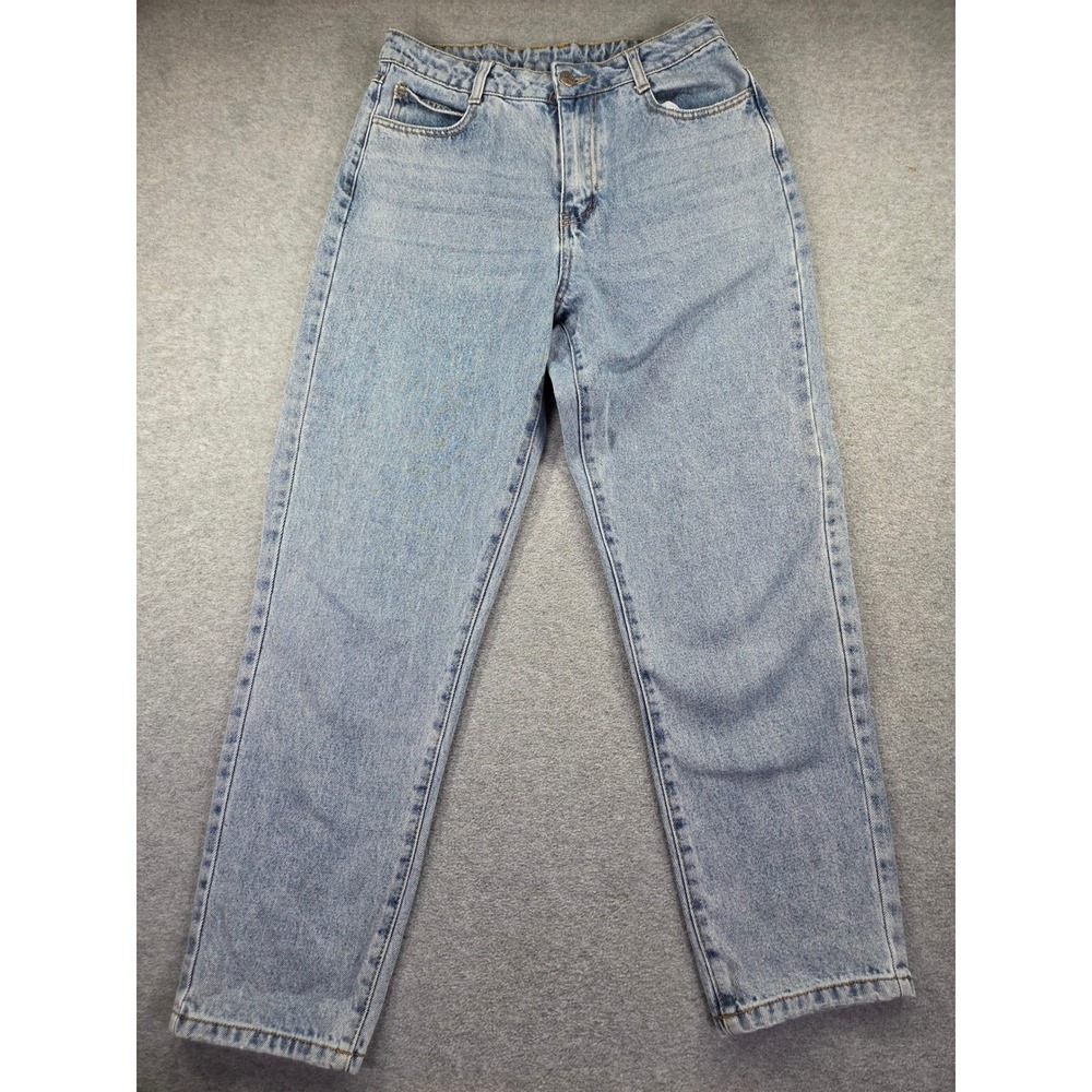 VTG Bongo Womens High Rise Mom Jeans Size 8 Light Wash Denim Retro 90s Aesthetic